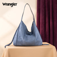 Wrangler Fringe Rustler Tooled Hobo Bag