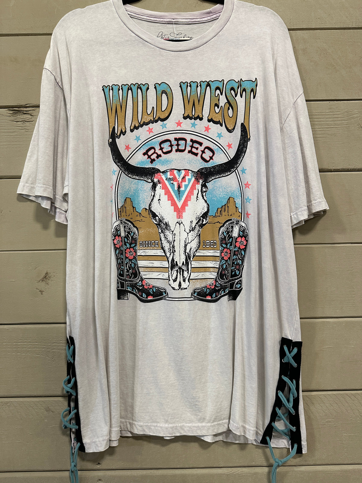 Wild West Rodeo T- Shirt Dress