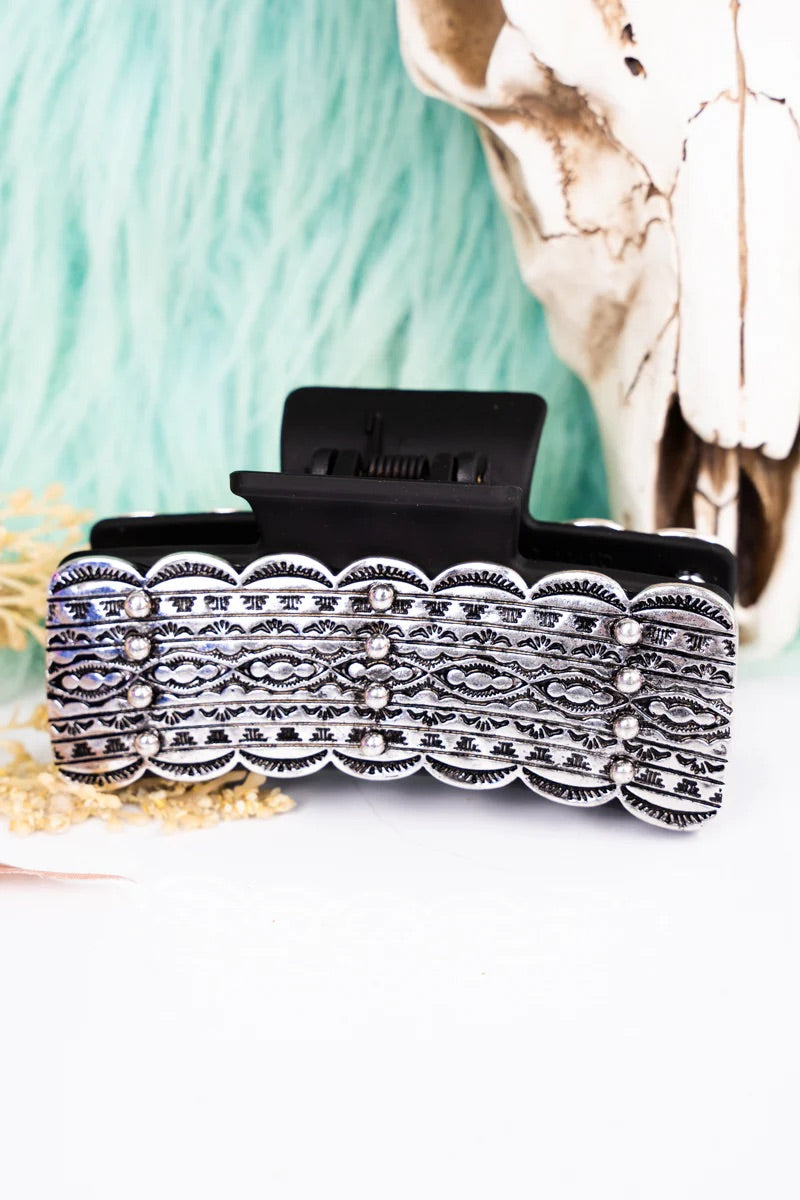 Western Metal Hair Claw