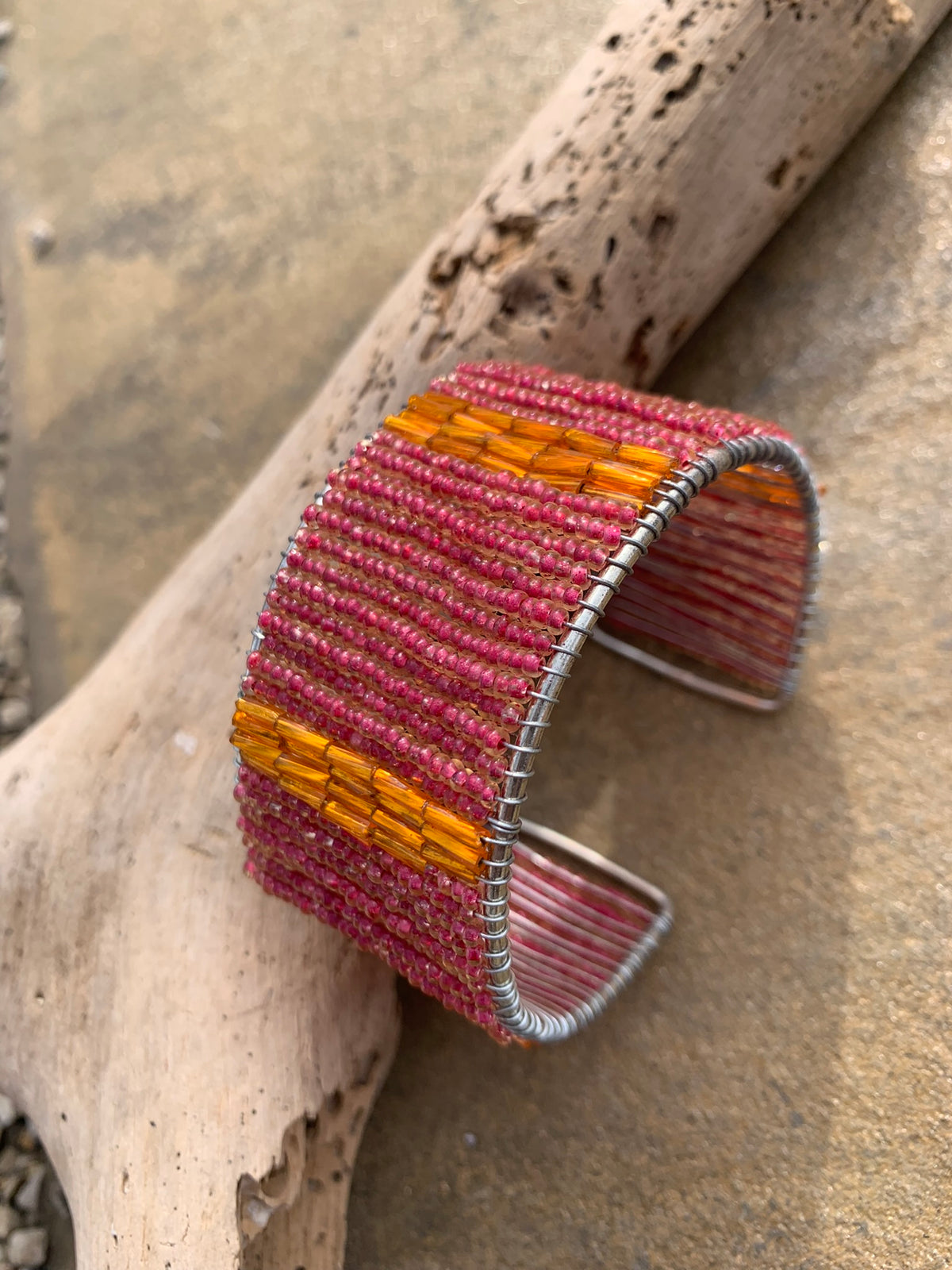 Festival Beaded Bracelet Cuff