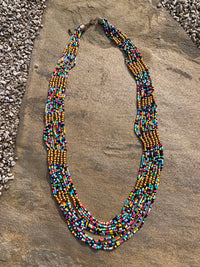 Festival Tiered Beaded Necklace