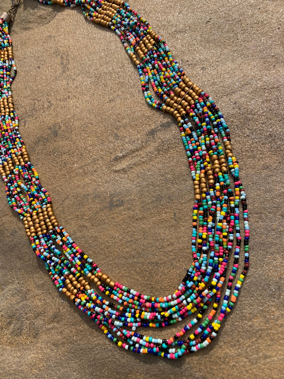 Festival Tiered Beaded Necklace