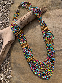 Festival Tiered Beaded Necklace