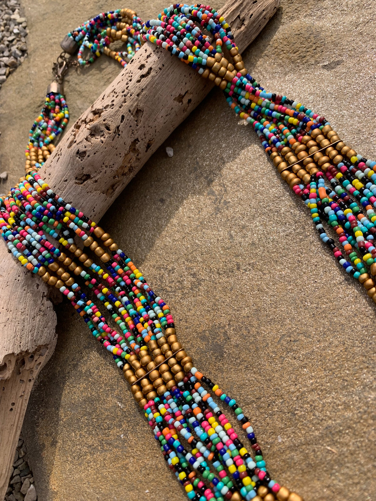 Festival Tiered Beaded Necklace