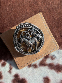 Horse Statement Ring - Brown