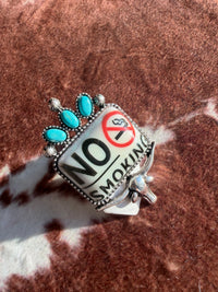 No Smoking Statement Ring