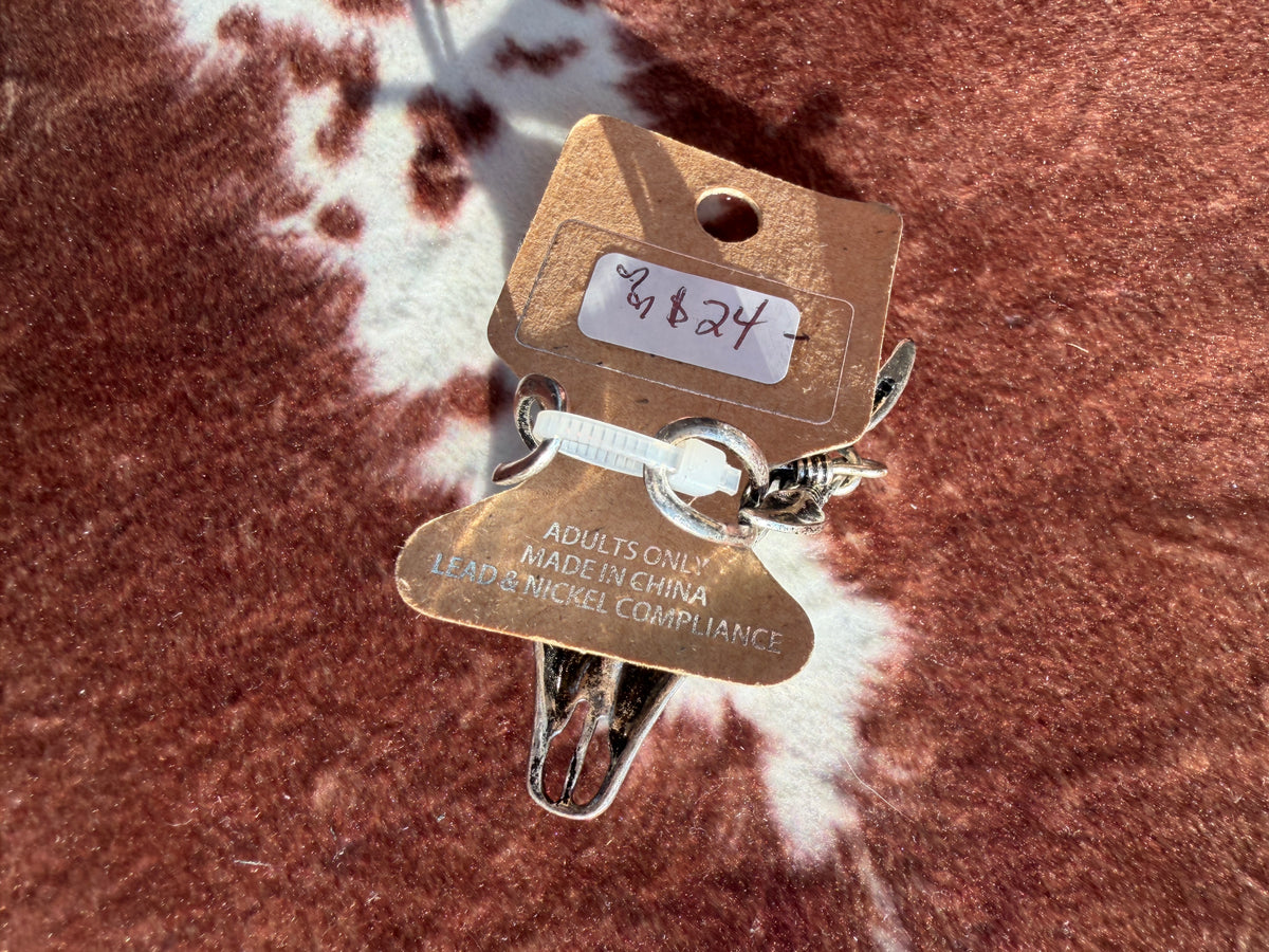 Cow Skull Statement Ring