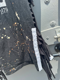 Dirty Hippie T- Shirt Dress with Lace