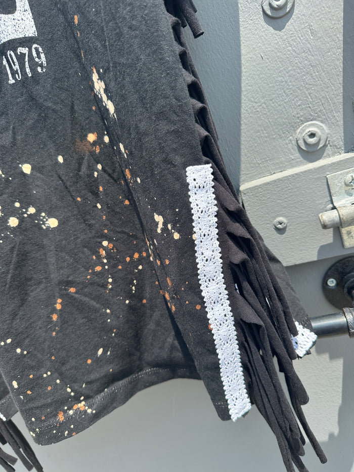 Dirty Hippie T- Shirt Dress with Lace