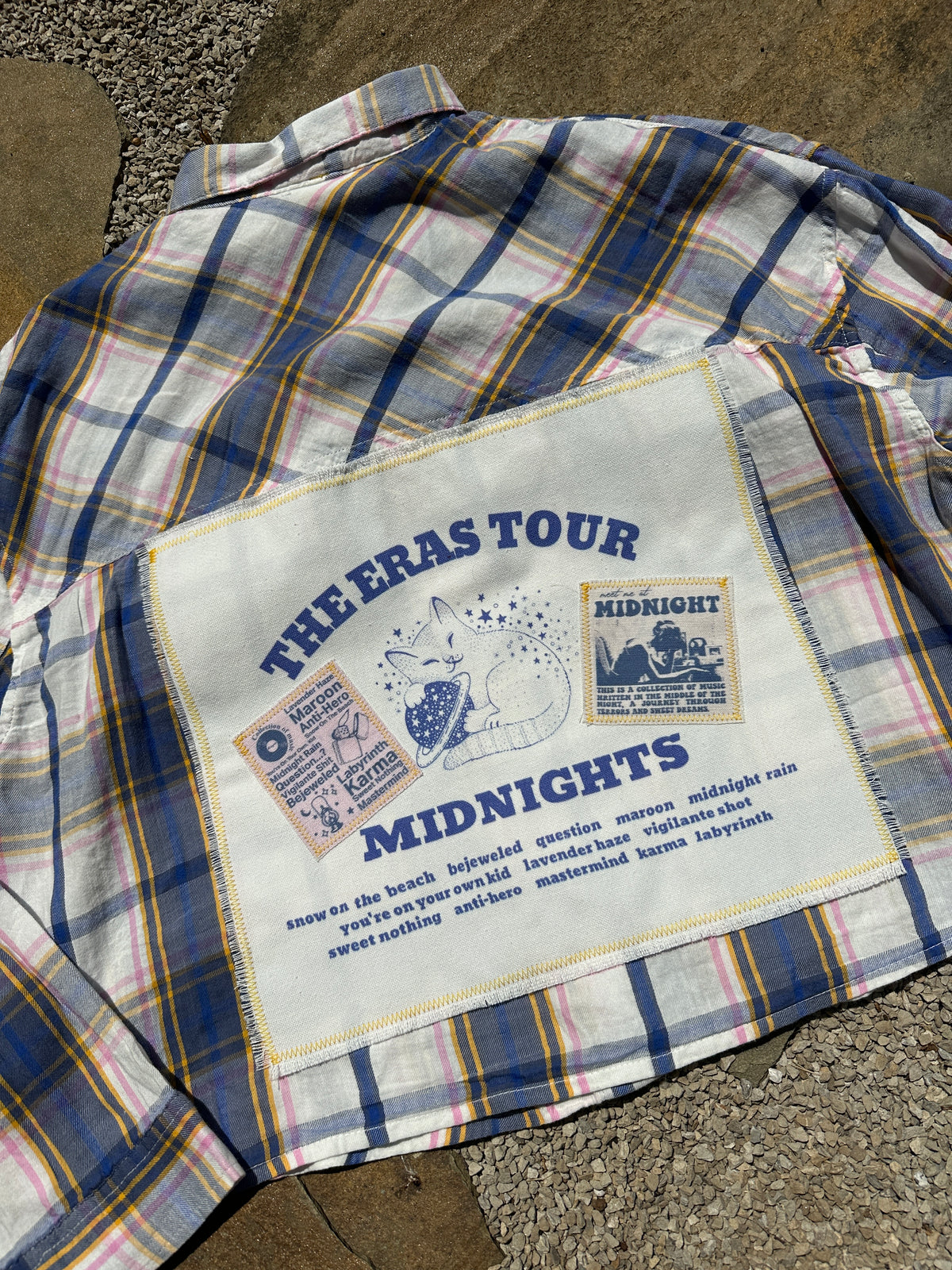 Midnights Crop Flannel - medium