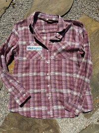 Midnights Blush Flannel - medium