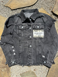 Eras Tour Stamped Denim Jacket