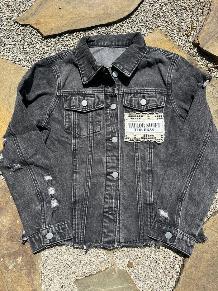 Eras Tour Stamped Denim Jacket