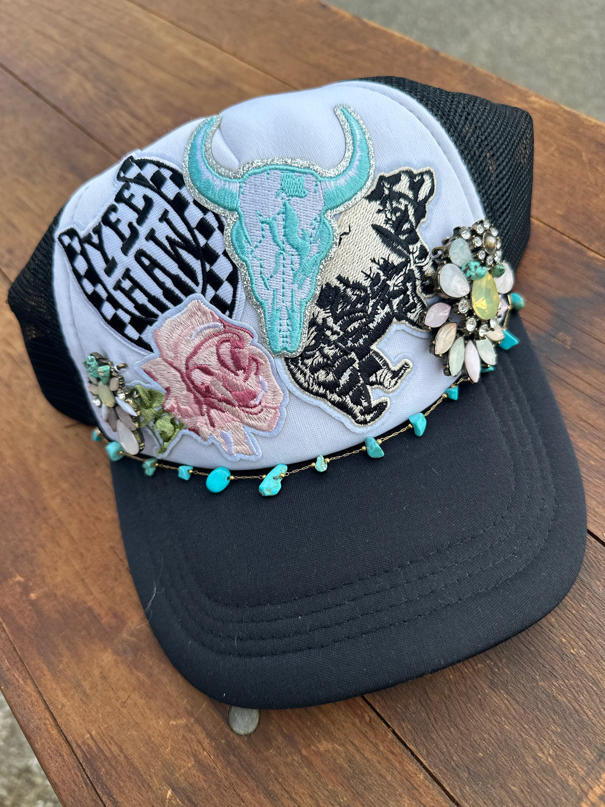 Yee Haw Embellished Trucker Hat