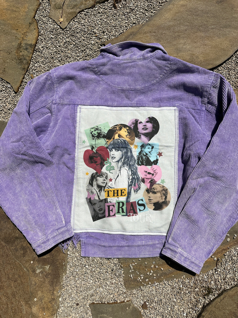 Eras Tour Heart Lilac Shacket