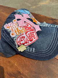 Jesus Loves You Embellished Trucker Hat