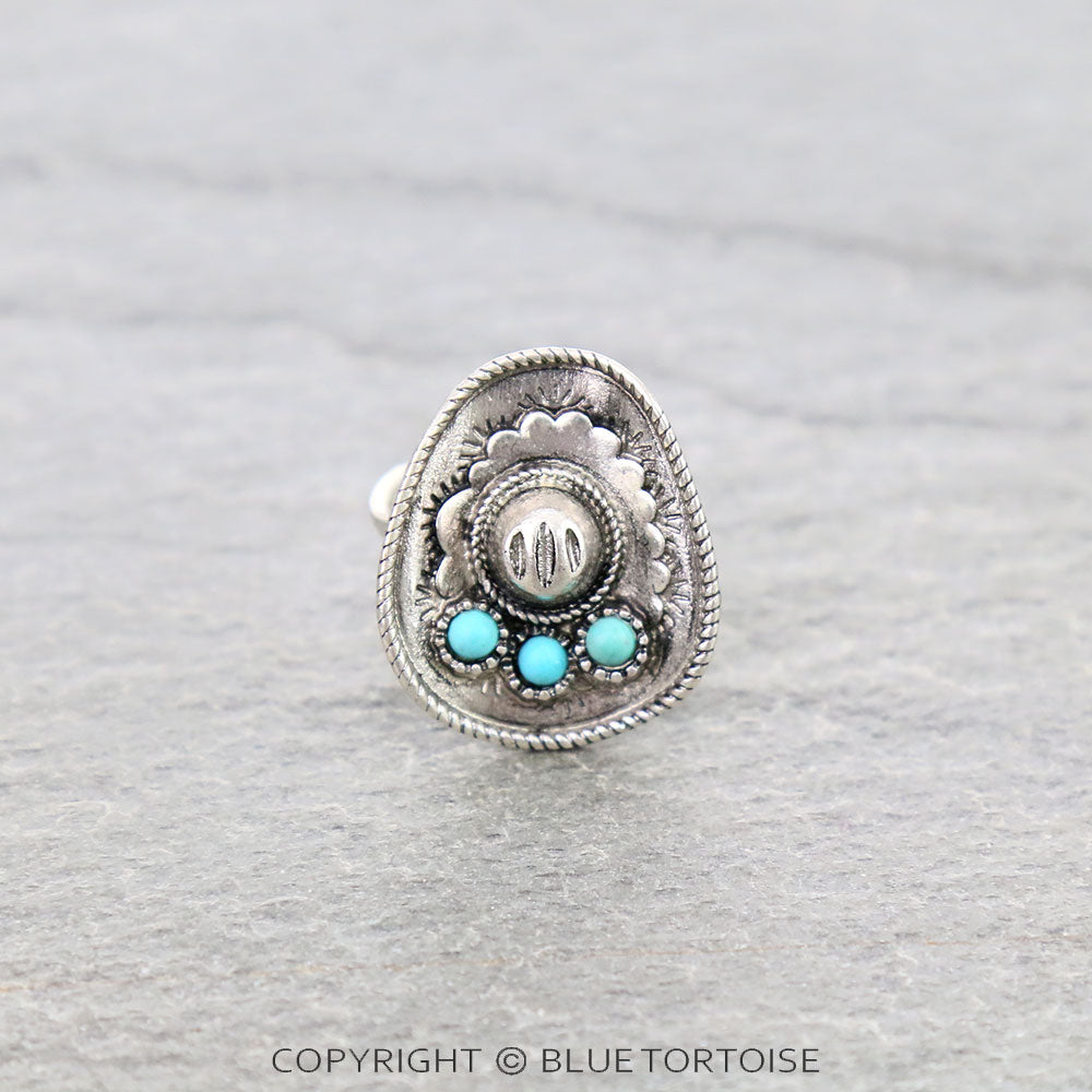 Cowboy Hat Statement Ring