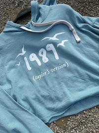 1989 Aqua Hooded Sweatshirt- xxl