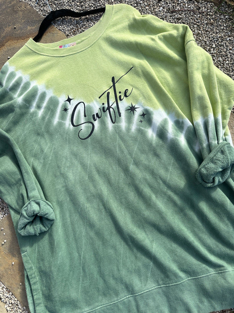 Swiftie Ombre Dye Effect Sweatshirt - xlarge