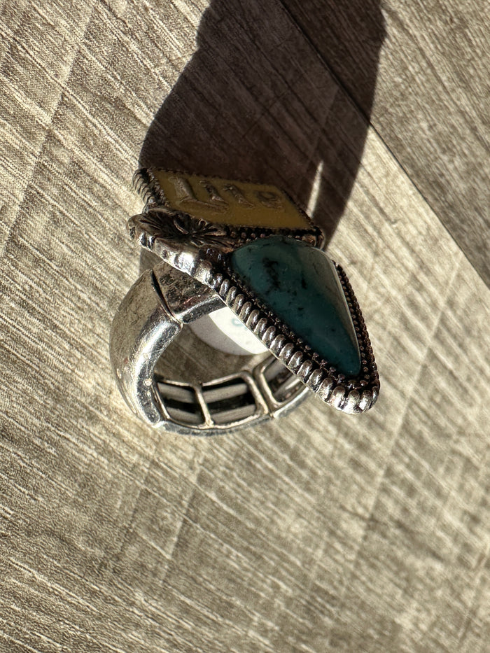 Miller Lite Turquoise Ring