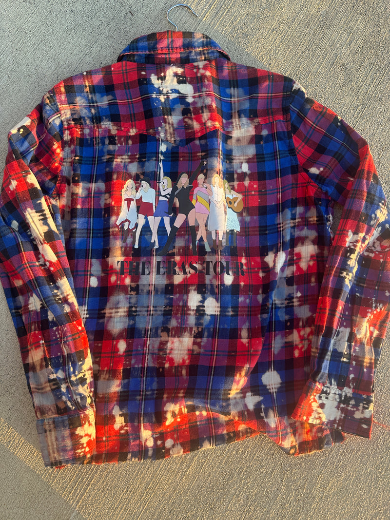 Distressed Eras Flannel - medium