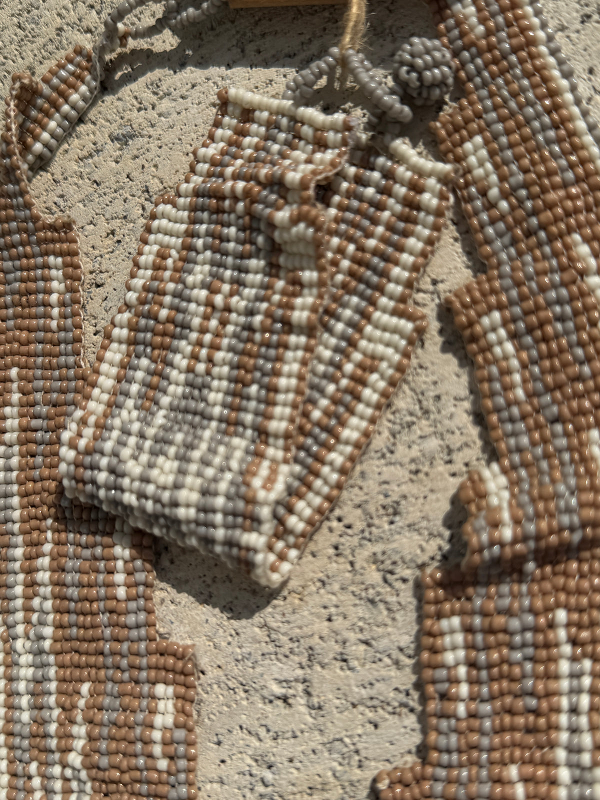 Festival Navajo Beaded Statement Necklace, and Bracelet Set