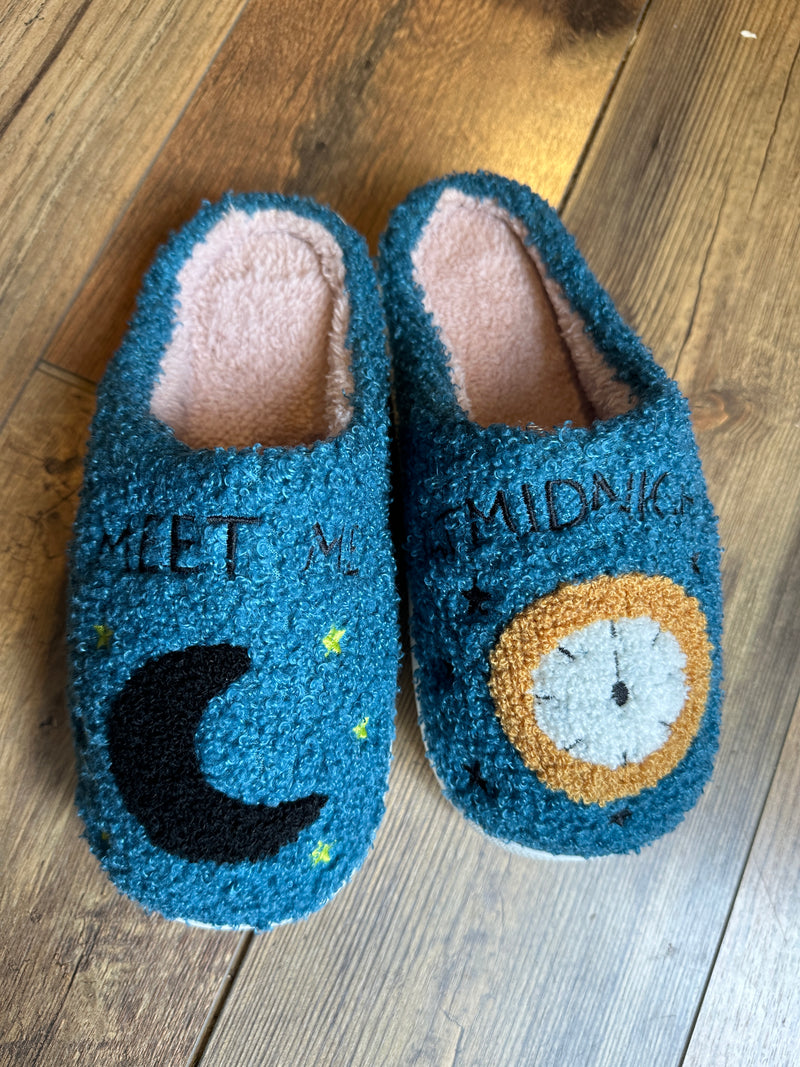 Meet Me At Midnight Slippers