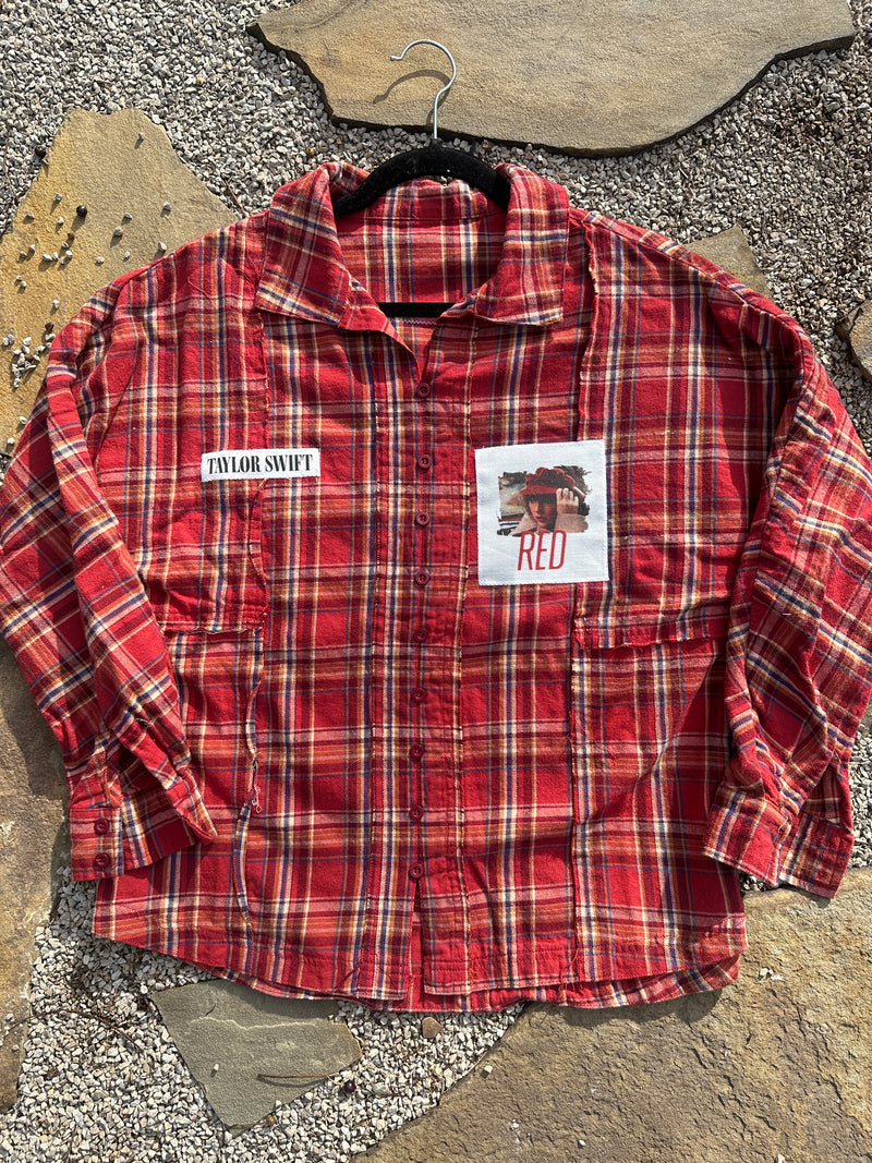 Red Pullover Flannel