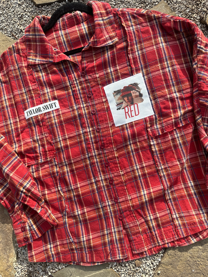 Red Pullover Flannel