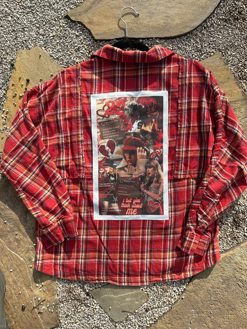 Red Pullover Flannel