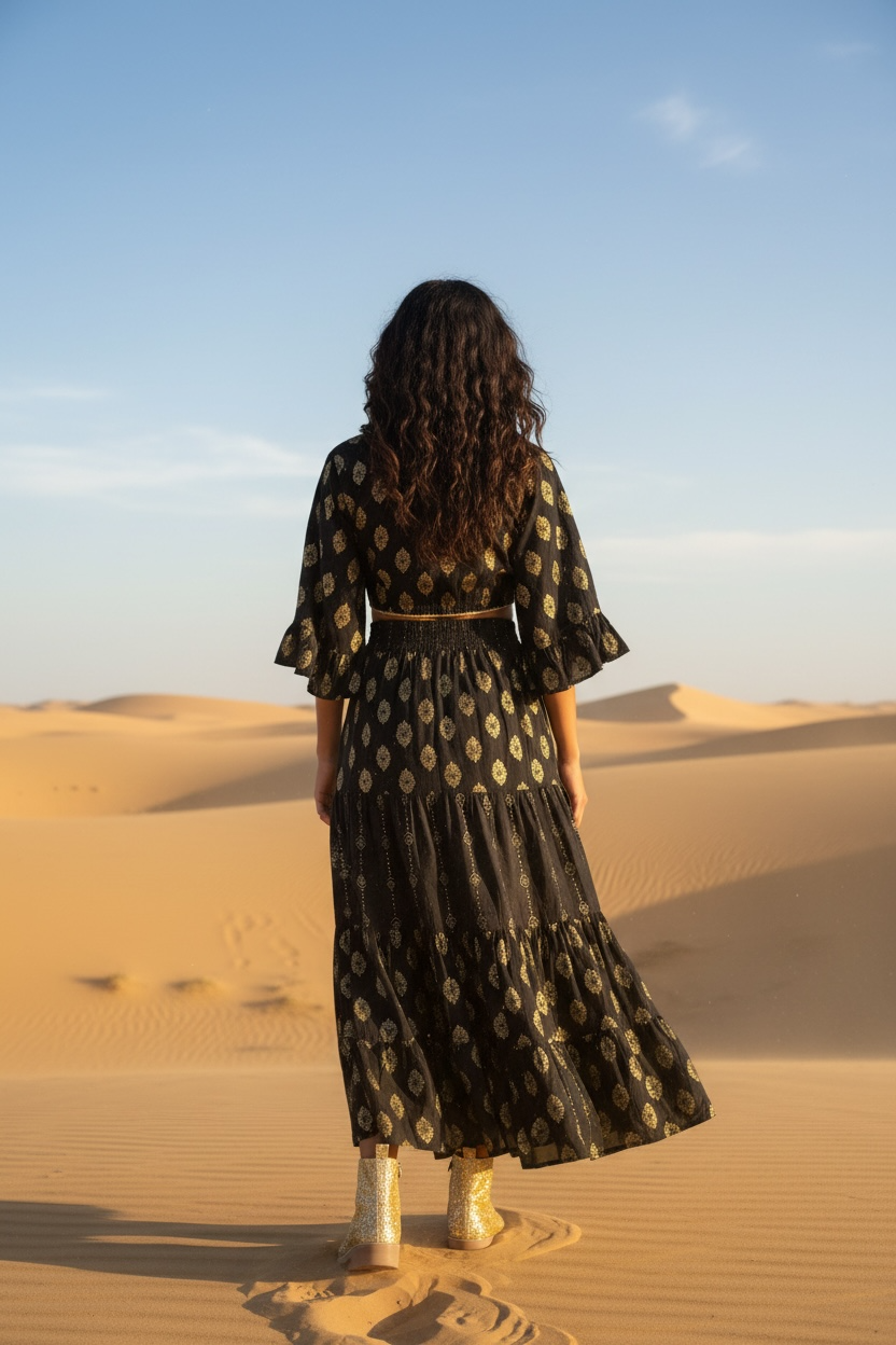 Gypsy Raven Skirt + Top Set