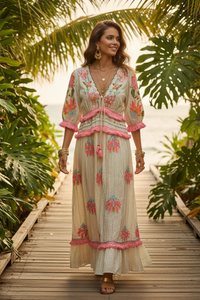 Pop of Pink Oasis Maxi Dress