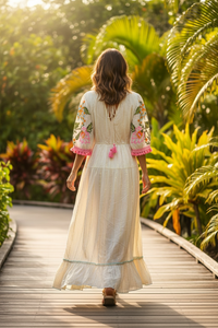 Pop of Pink Oasis Maxi Dress