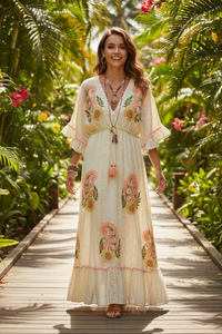 Tropical Oasis Maxi Dress