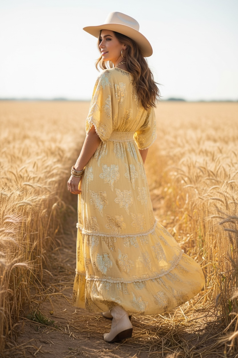 Daydreamer Embroidered Maxi Dress