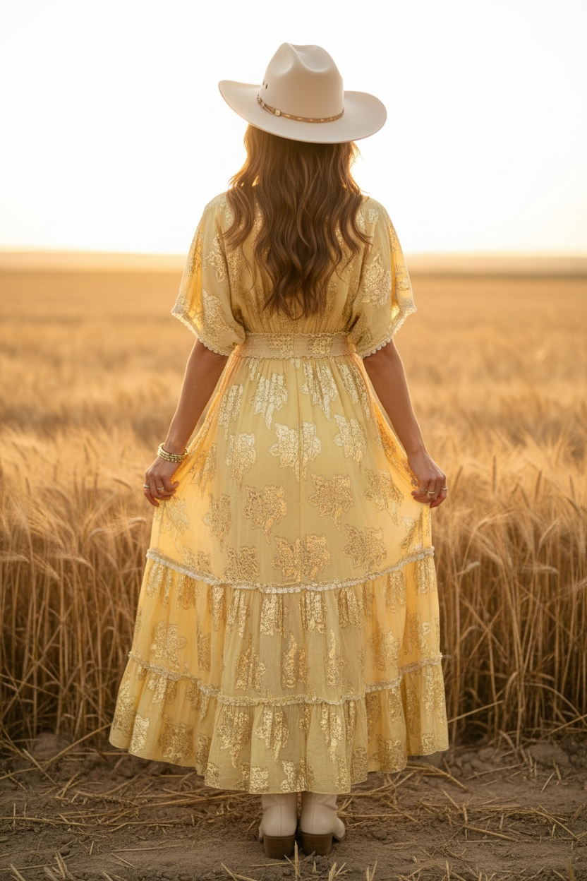 Daydreamer Embroidered Maxi Dress