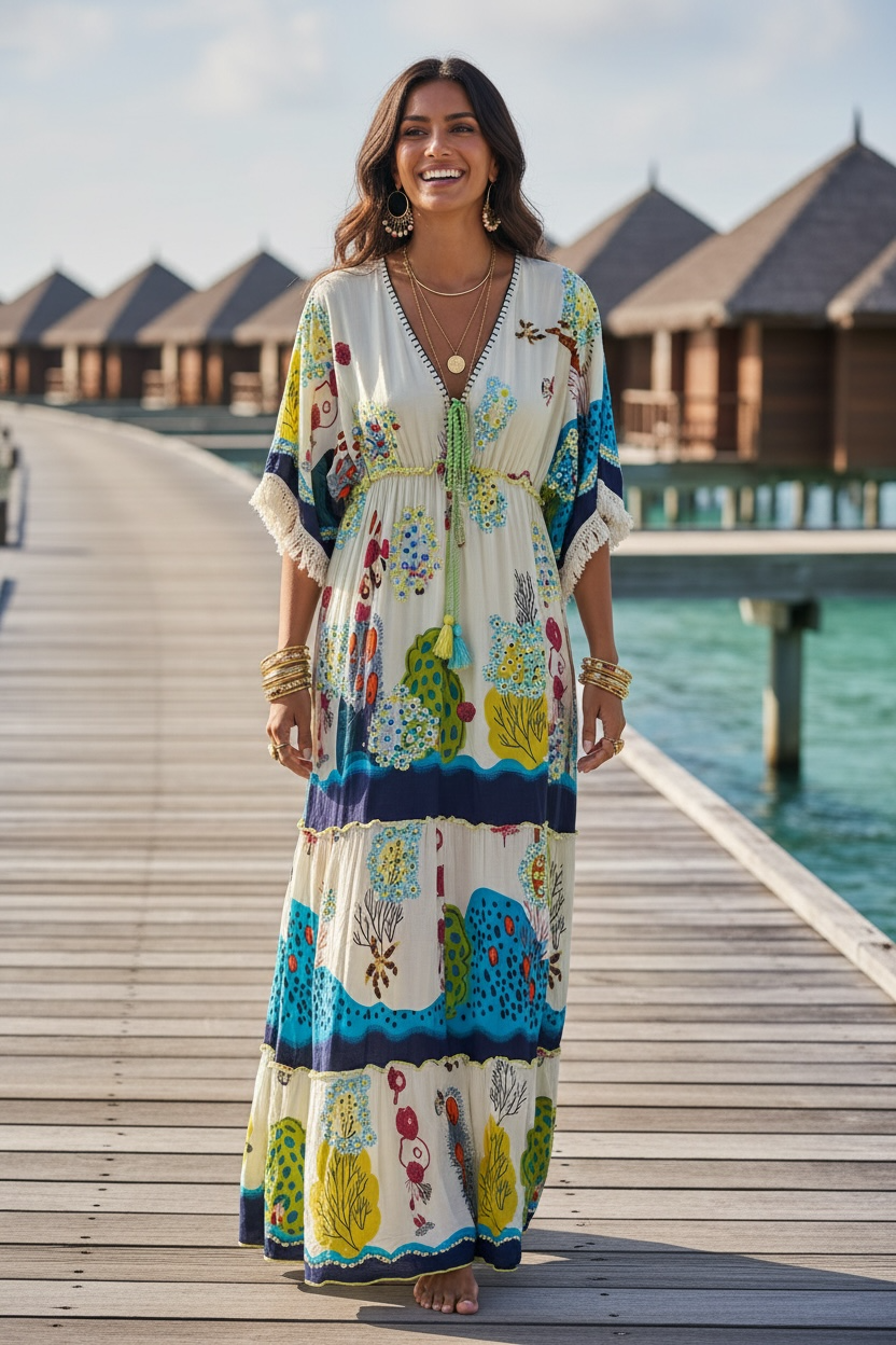 Under the Sea Maxi Dress