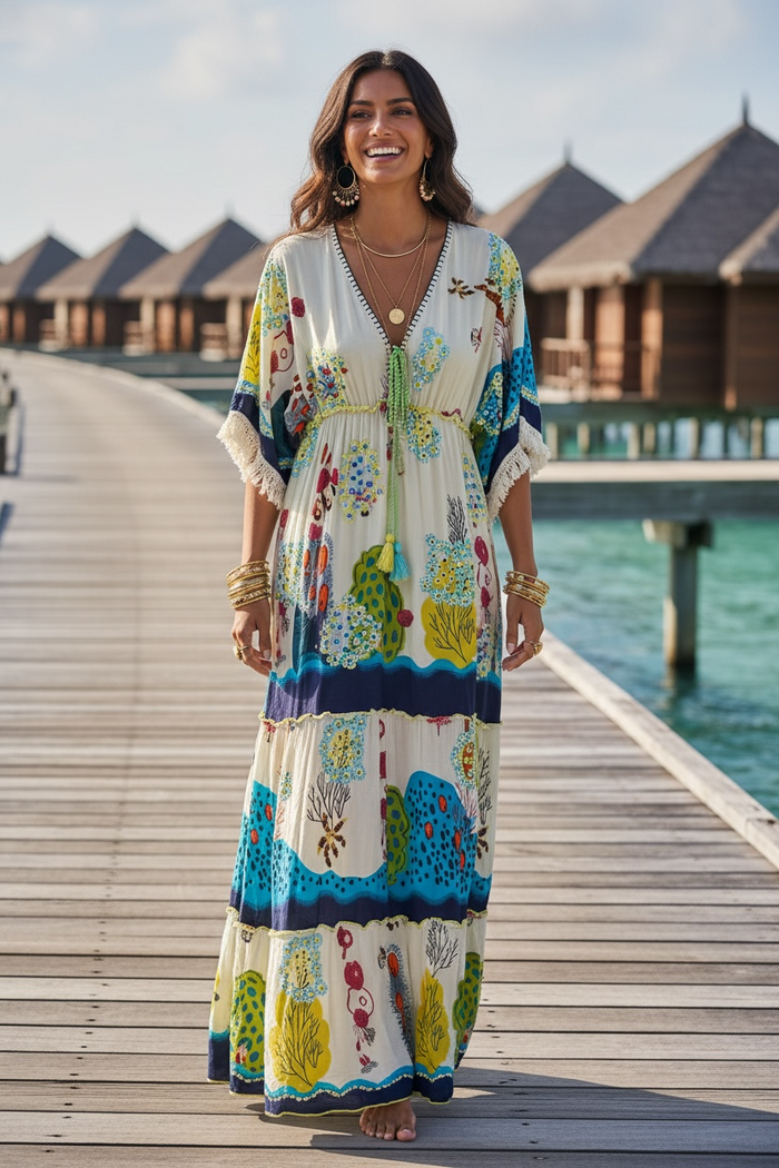 Under the Sea Maxi Dress