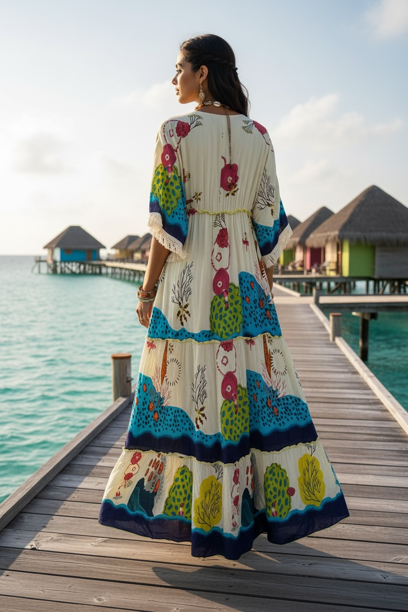 Under the Sea Maxi Dress