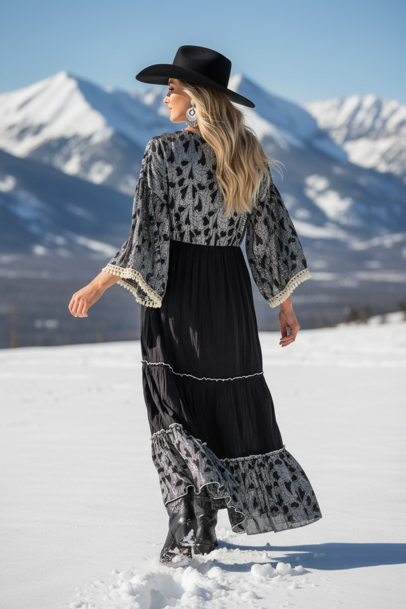 Aspen Embroidered Maxi Dress