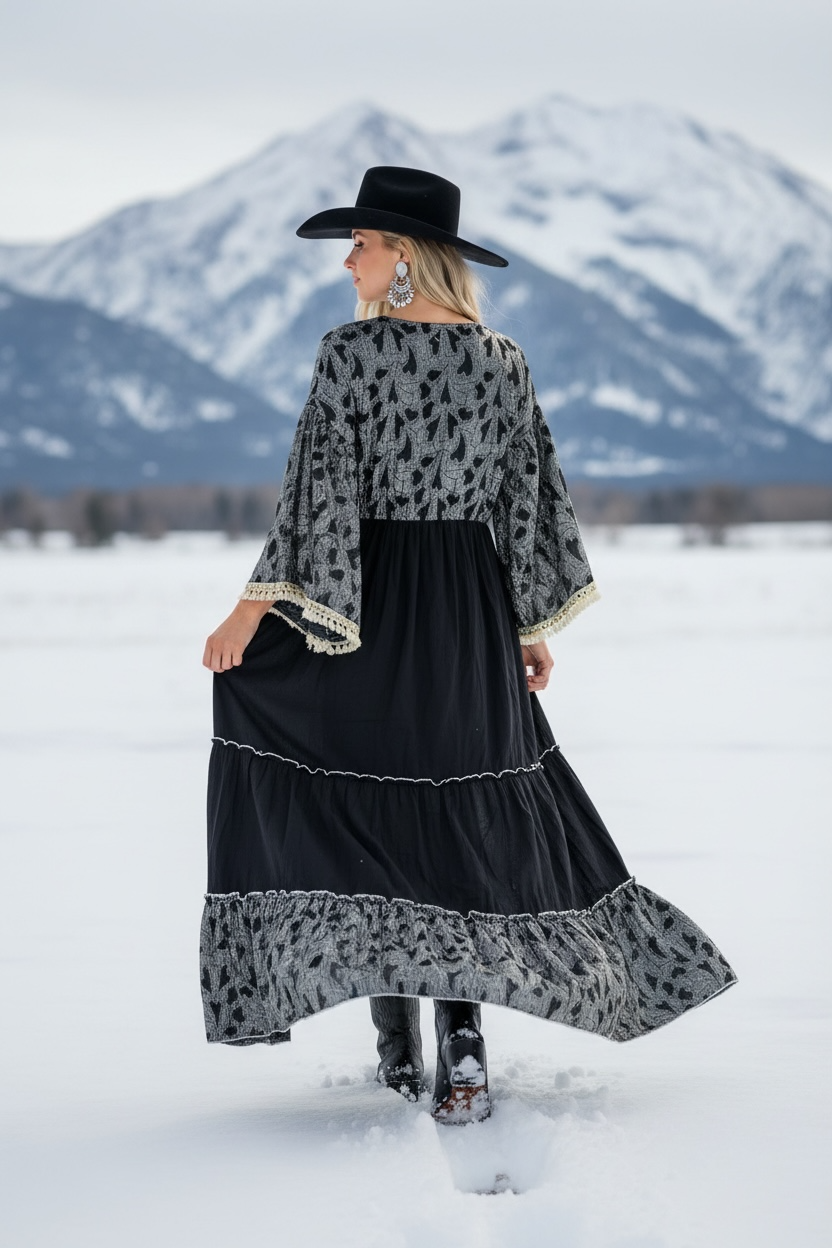 Aspen Embroidered Maxi Dress