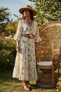 Gypsy Goddess Lunar Eclipse Skirt + Top Set