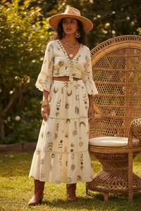 Gypsy Goddess Lunar Eclipse Skirt + Top Set