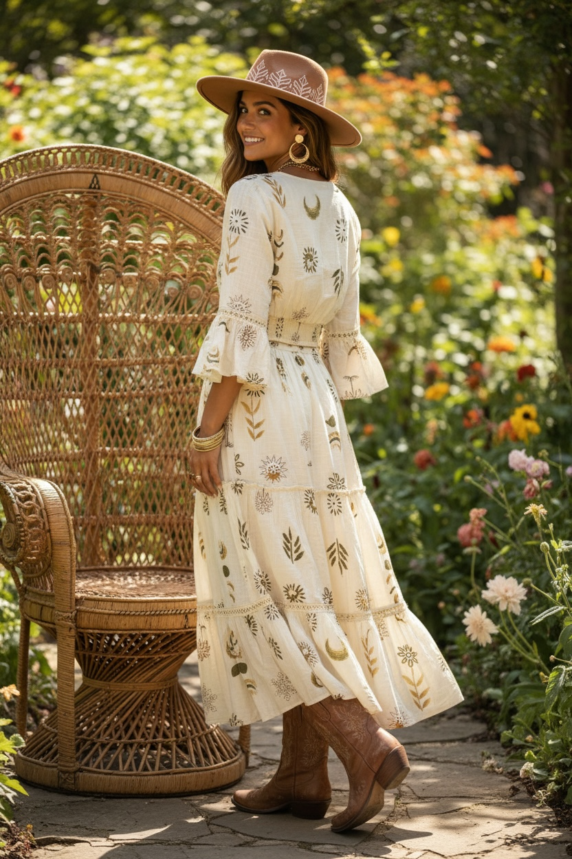 Gypsy Goddess Lunar Eclipse Skirt + Top Set