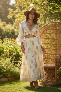 Gypsy Goddess Lunar Eclipse Skirt + Top Set