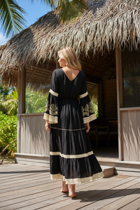 Bali Embroidered Maxi Dress