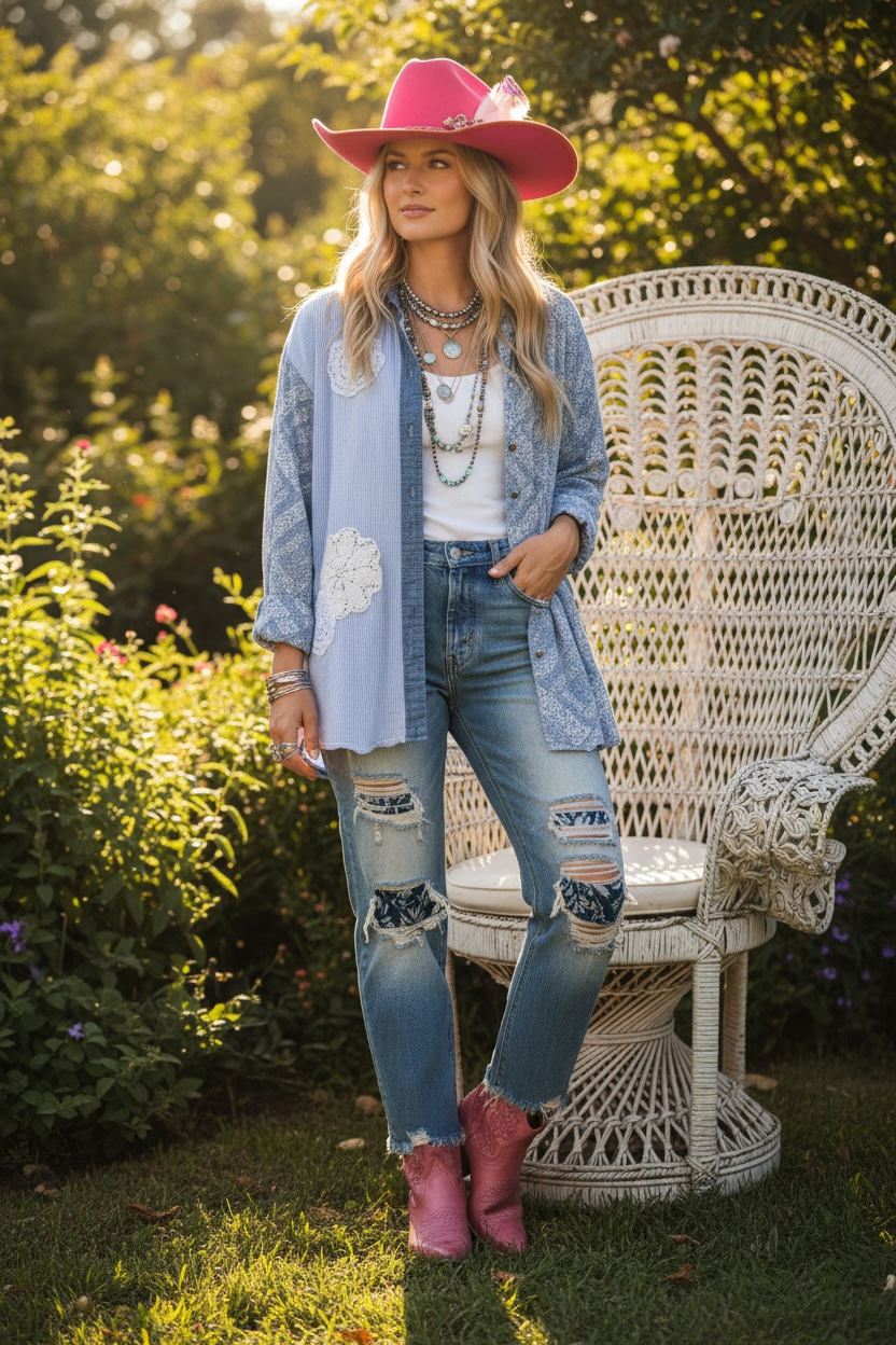 Lightweight Patchwork Plaid