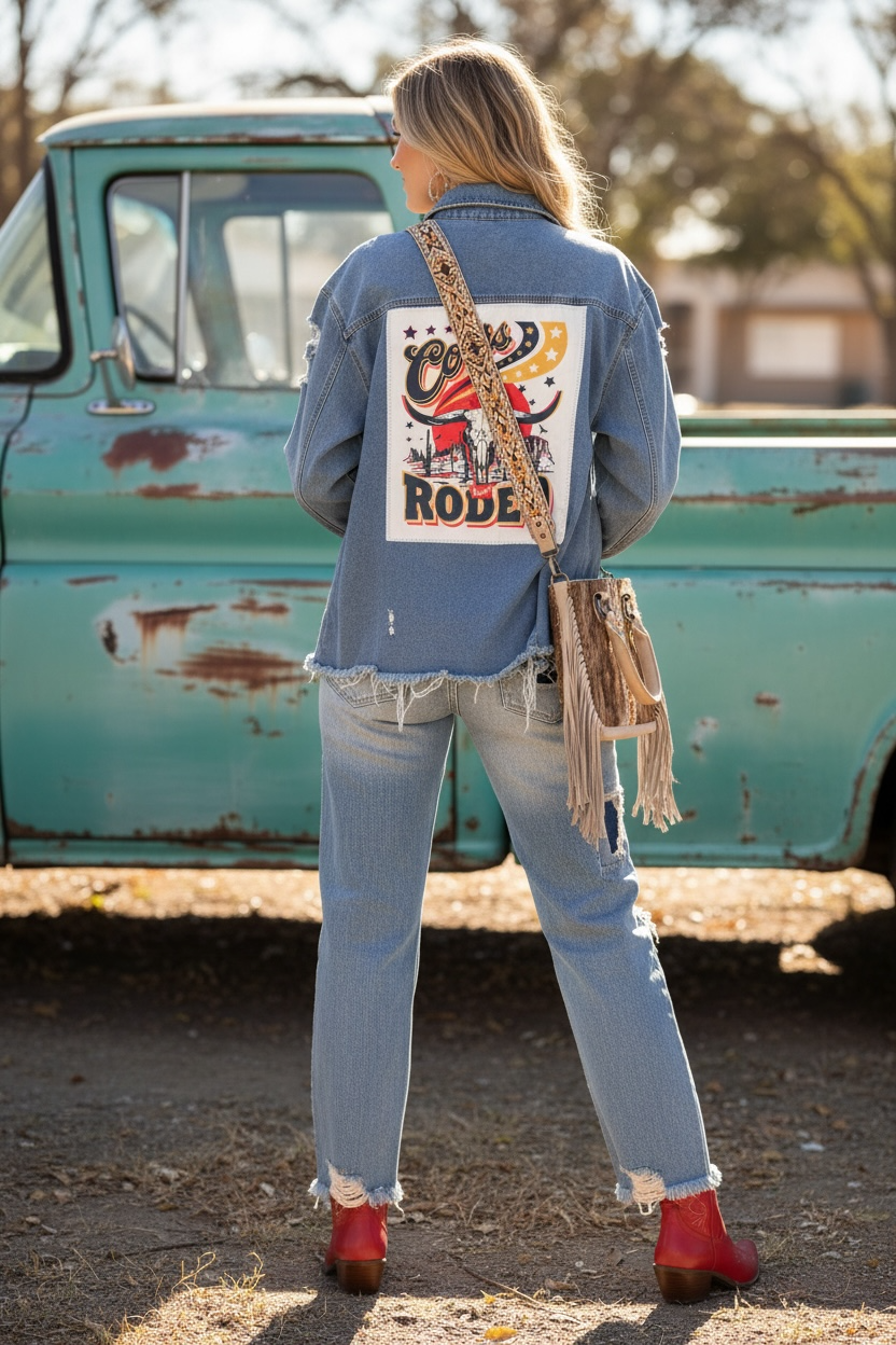 Rodeo Denim Western Shirt