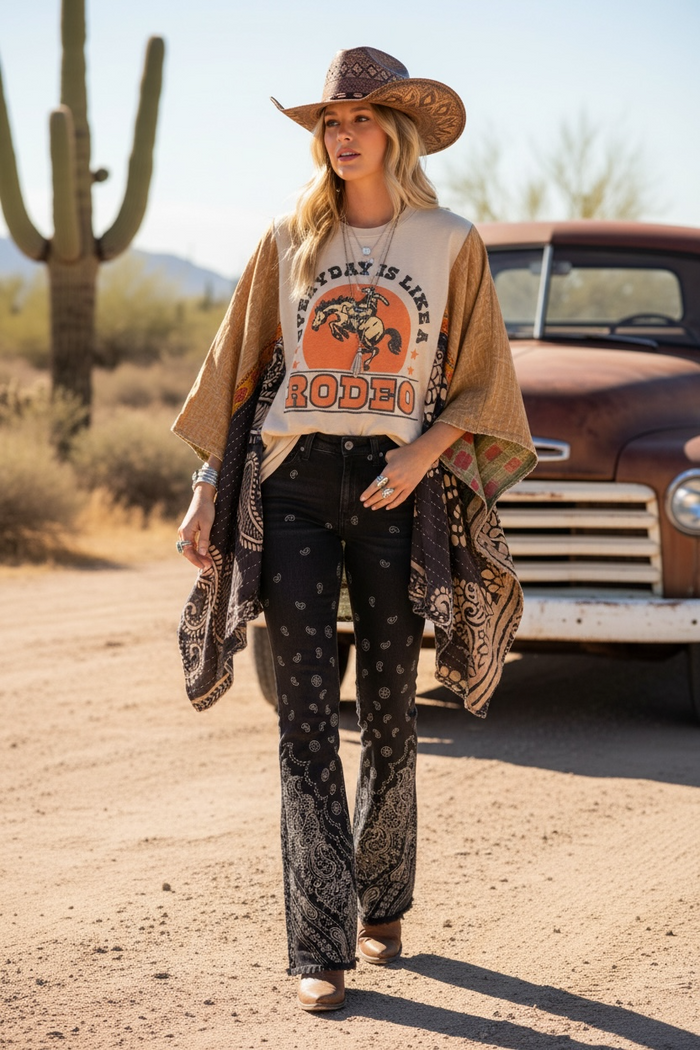 Rodeo Kantha Tee