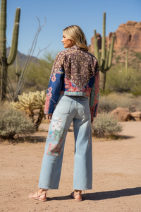 Bohemian Vintage Kantha Reversible Handmade Short Style Jacket - Chelsea
